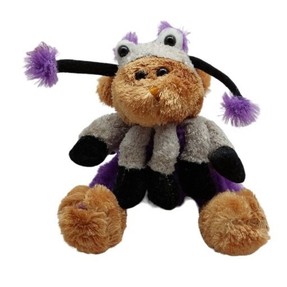 Teddy Bear & Purple Spider Costume Harry & David 7” Inch